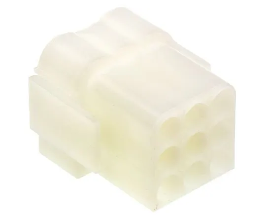 63-7653-50 TE Connectivity Commercial MATE-N-LOK Female Connector Housing, 6.1mm Pitch, 9 Way, 3 Row 1-480673-0