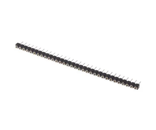 63-7629-53 E-TEC SIB Series 2.54mm Pitch 32 Way 1 Row Straight PCB Socket, Through Hole, Solder Termination SIB-132-S001-95