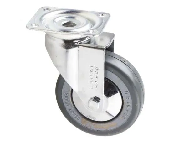 63-7742-60　RS PRO Swivel Swivel Castor, 50kg Load Capacity, 80mm Wheel Diameter　712-4866