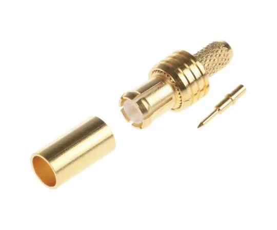 63-7742-18　Telegartner Cable Mount MCX Plug Plug, 50Ω Impedance, Crimp Termination, 0 → 6GHz, RG174/U, RG188 A/U, RG316/U　J01270A0161