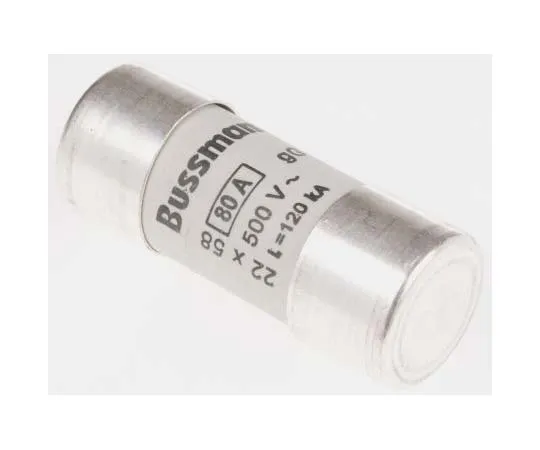 63-7717-44 Cooper Bussmann, 80A Ceramic Cartridge F***, 22.2 x 58mm C22G80