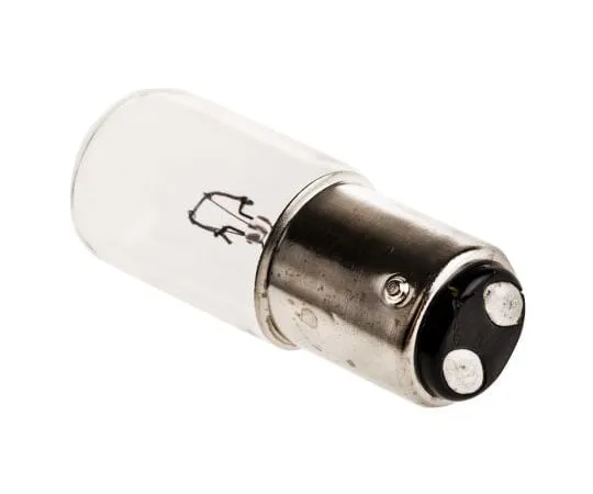 63-7638-18 BA15d Incandescent Bulb, Clear, 24 V DL1BEB