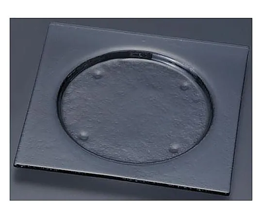 62-6835-68 Tiger Glass Square Plate 245 Gray 162-192-12