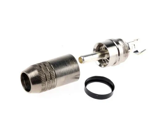 63-7578-63 RS Pro Cable Mount RCA Plug with Nickel, Silver Plated Contacts, 5A 484-9304