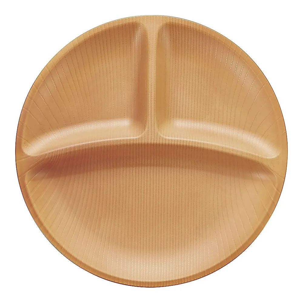 62-6852-26 Wallna 3 Pieces Partition Plate 25 cm Light Brown