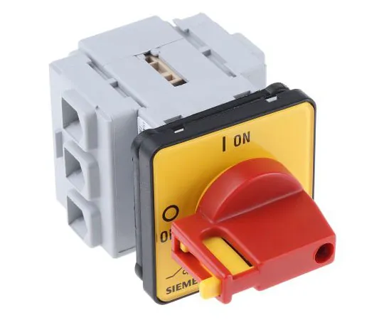 63-7605-49 3 Pole Panel Mount Non F***d Isolator Switch, 25 A, 9.5 kW, IP65 3LD2122-0TK13