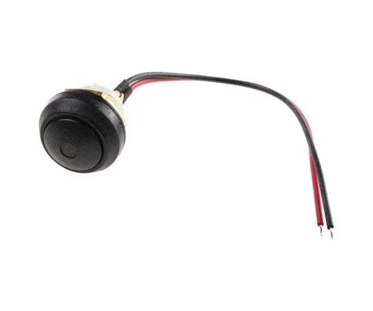 63-7714-39 ITW Single Pole Single Throw (SPST) Momentary Blue LED Push Button Switch, IP67, 12.9 (Dia.)mm, Panel Mount 48-1-RB-B-BK-B