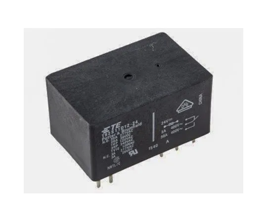 63-7677-80 TE Connectivity DPDT Non-Latching Relay PCB Mount, 24V dc Coil, 30A T92S11D12-24=T92