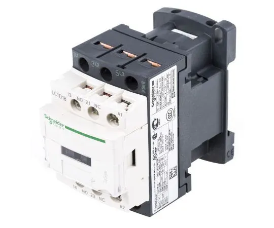 63-7653-24 Schneider Electric 3 Pole Contactor, 18 A, 230 V ac Coil, TeSys D, 3NO, 7.5 kW LC1D18U7