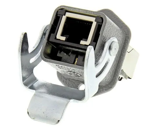 63-7561-96 Harting Han 3A RJ45 Series, Female to Female Cat5 RJ45 Connector 9452151100