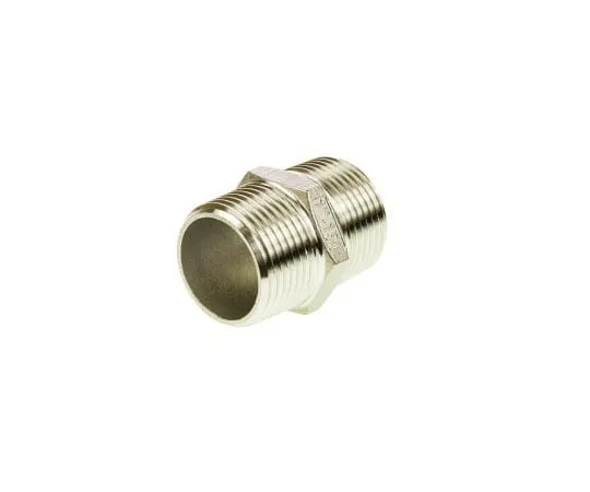 63-7591-92 RS PRO Stainless Steel Hexagon Hexagon Nipple 1in R(T) Male x 1in R(T) Male 1.93in 499-3063