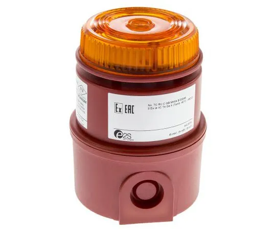 63-7638-03 IS-MC1 Sounder Beacon, 100dB, Amber LED, 16 → 28 V dc, ATEX IS-MC1-R/A