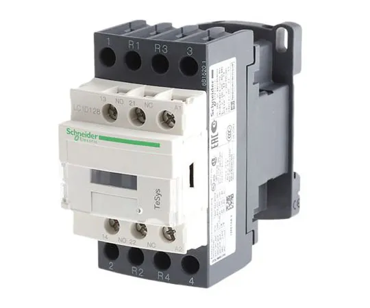 63-7631-08 Schneider Electric 4 Pole Contactor, 12 A, 48 V ac Coil, TeSys D, 2NO/2NC LC1D128E7
