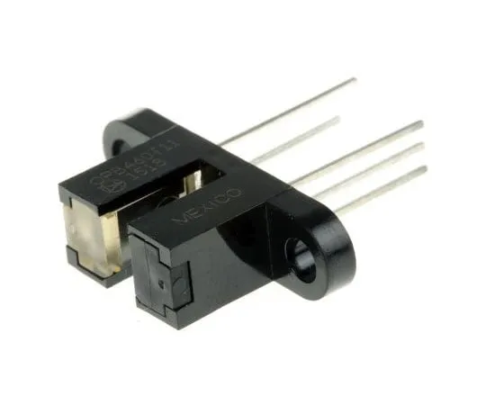 63-7555-24 OPB460T11 Optek, Screw Mount Slotted Optical Switch, Buffer, Open-Collector with 10K Pull-Up Resistor Output OPB460T11