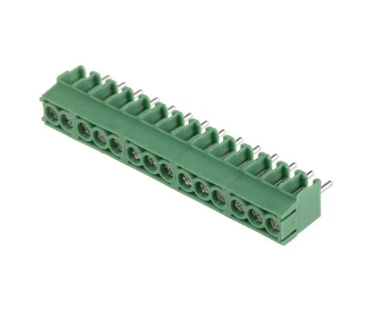 63-7651-26 Phoenix Contact COMBICON PT Non-F***d Terminal Block, 14 Way/Pole, Solder Terminals, 26 → 16 AWG Through Hole, 1984730