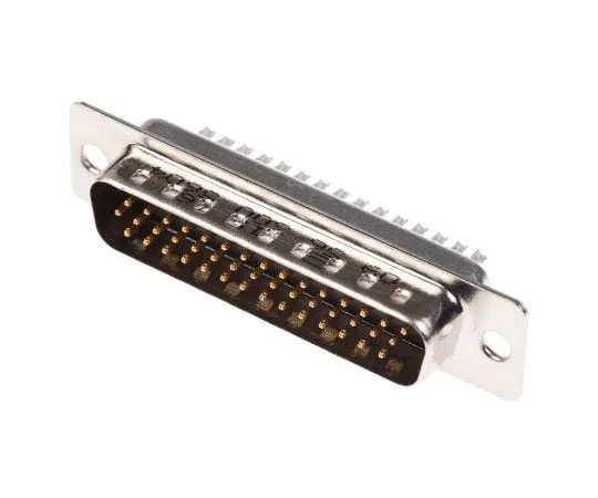 63-7657-73 Harting Cable Mount, 44 Pin D-sub Connector Plug, Shell Size B High Density 9563005604