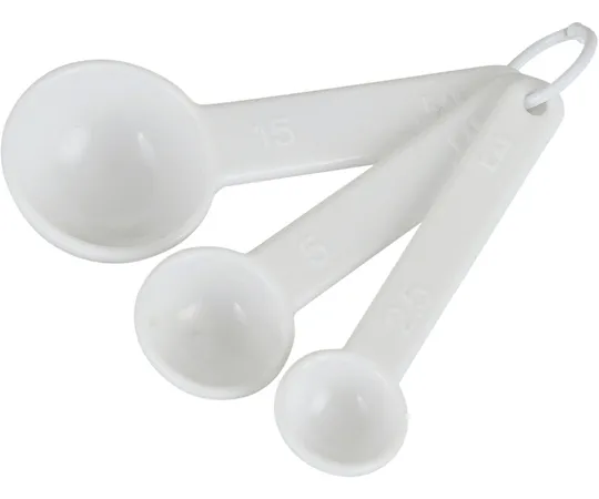 69-6396-08　KK Plastic Measuring Spoon 3 Pieces Set　DH8120