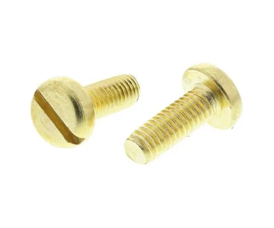 63-7575-60 RS, M6 Pan Head, 16mm Brass Slot1 483-1662