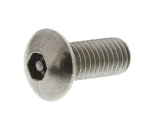 63-7642-52 Plain Button Stainless Steel Tamper Proof Security Screw, M5 x 12mm 621-2811