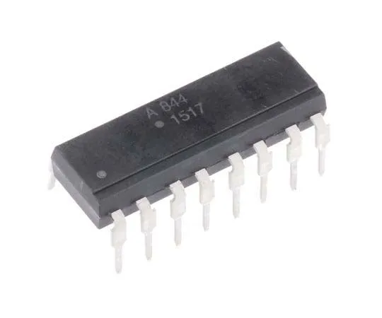 63-7703-67 Broadcom, ACPL-844-000E AC Input Transistor Output Quad Optocoupler, Through Hole, 16-Pin PDIP ACPL-844-000E