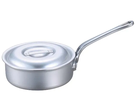 63-7096-02 EBM Aluminum Prochef IH Shallow Single-Hand Pot (with Scale) 15 cm 8108800
