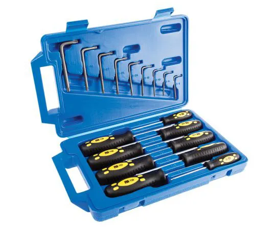 63-7591-57 RS 18 Piece L Shape Torx Key Set T8; T9; T10; T15; T20; T25; T27; T30; T40; 8; 9; 10; 15; 20; 25; 27; 30; 40 499-2521