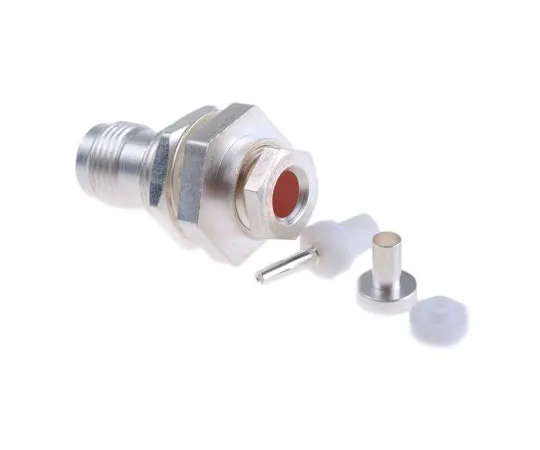 63-7627-41 RS PRO Straight 50Ω Bulkhead, Bulkhead Fitting TNC Connector, Clamp Termination, URM 43, URM 46 546-5222