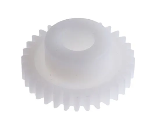 63-7607-49 RS PRO POM 32 Teeth Spur Gear, 16mm Pitch Diam. , 10mm Hub Diam. , 5mm Bore Diam. 521-7073