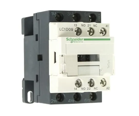 63-7631-02 Schneider Electric 3 Pole Contactor, 9 A, 48 V ac Coil, TeSys D, 3NO, 4 kW LC1D09E7