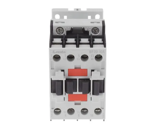 63-7691-25 Lovato 3 Pole Contactor, 9 A, 400 V ac Coil, Orange, 3NO, 4 kW BF0910A400