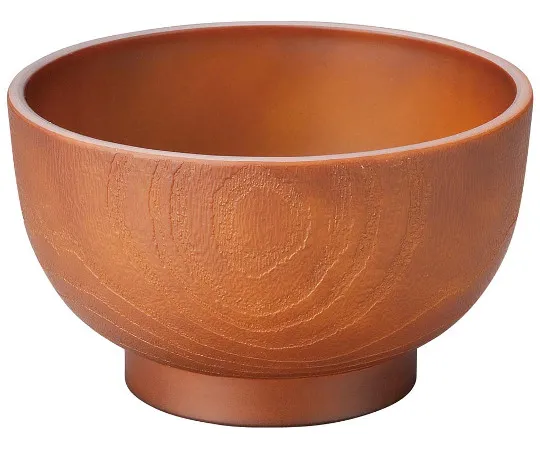 63-7198-43　Heat Resistant 5 Sq Araki Rice Bowl Total Natural 1001034　6224030