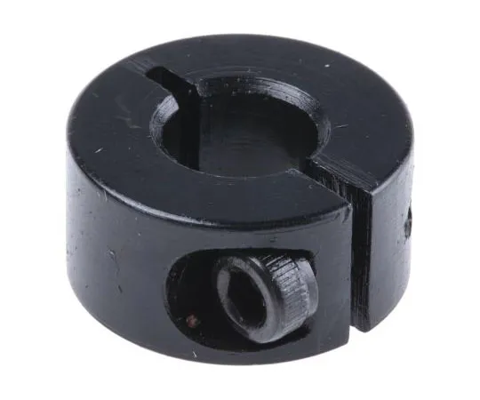 63-7699-12 Huco Collar One Piece Clamp Screw, Bore 8mm, OD 18mm, W 9mm, Steel 46101008