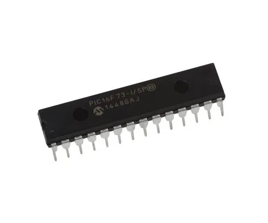 63-7563-28 Microchip PIC16F73-I/SP, 8bit PIC Microcontroller, 20MHz, 4K Flash, 28-Pin SPDIP PIC16F73-I/SP