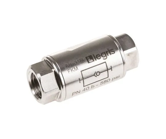 63-7558-64 Legris Stainless Steel Single Non Return Valve 1/4 in G 4890 13 13