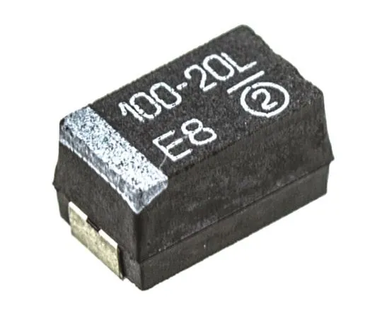 63-7690-53 Vishay Tantalum Capacitor 100μF 20V dc MnO2 Solid ±10% Tolerance 593D Series 593D107X9020E2TE3