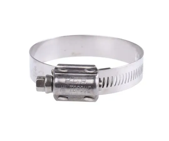 63-7586-91 HI-TORQUE Stainless Steel Slotted Hex Worm Drive, 16mm Band Width, 50mm - 70mm Inside Diameter HTM70P