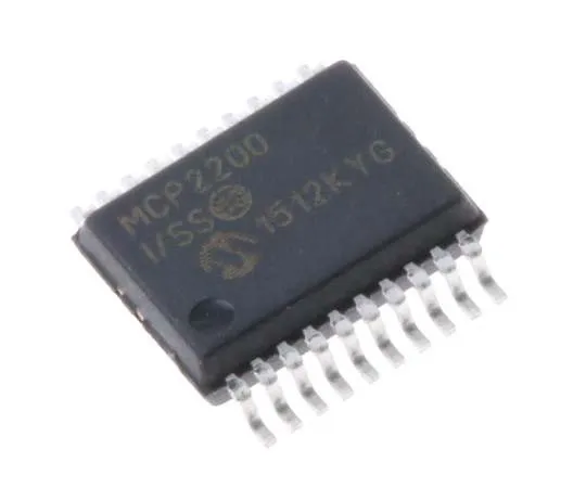 63-7706-74 Microchip MCP2200-I/SS, USB Controller, 12Mbps, USB 2.0, 5.5 V, 20-Pin SSOP MCP2200-I/SS