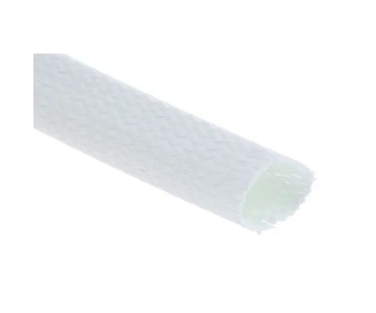 63-7665-10 RS Expandable Braided Fibreglass Natural Cable Sleeve, 20mm Diameter, 5m Length 668-1298