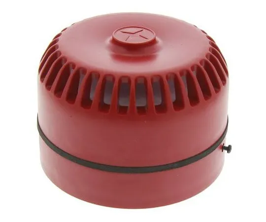 63-7613-33 Roshni Red 32 Tone Electronic Sounder, 9 → 28 V dc, 102dB at 1 Metre ROLP/R/S/3