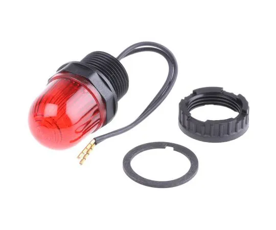 63-7555-39 LED, Steady Beacon 231 Series, Red, Panel Mount, 24 V dc 23110055