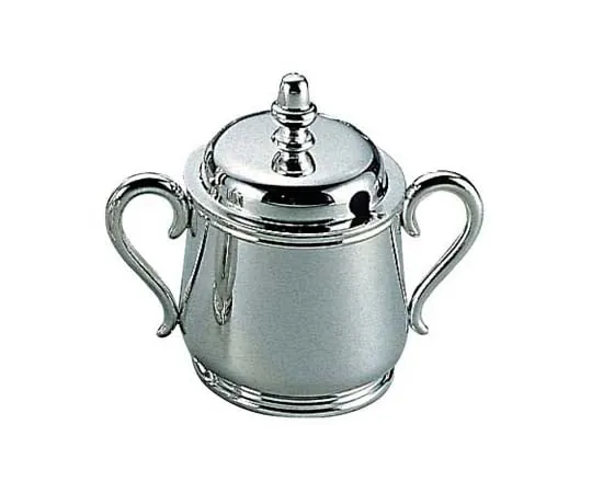 63-7171-25 H Western White East Type Sugar Pot for 7 People 3 Types Plated 2389830