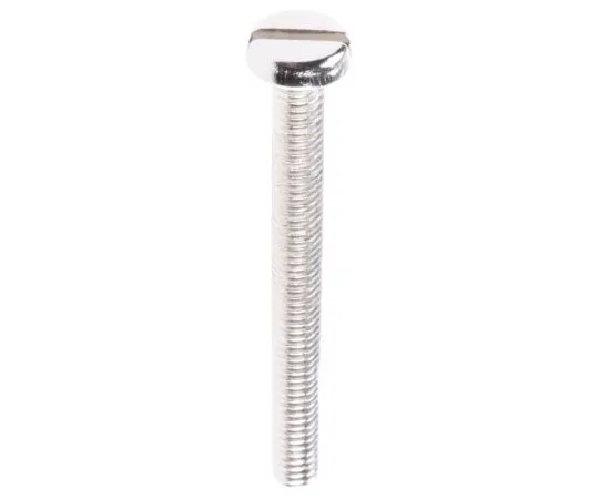 63-7574-14 RS Pro, M3 Pan Head, 30mm Brass Slot Nickel Plated0.5 482-8571