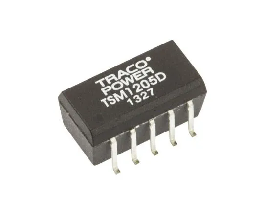 63-7599-49 TRACOPOWER TSM 1W Isolated DC-DC Converter Surface Mount, Voltage in 10.8 → 13.2 V dc, Voltage out ±5V dc TSM 1205D