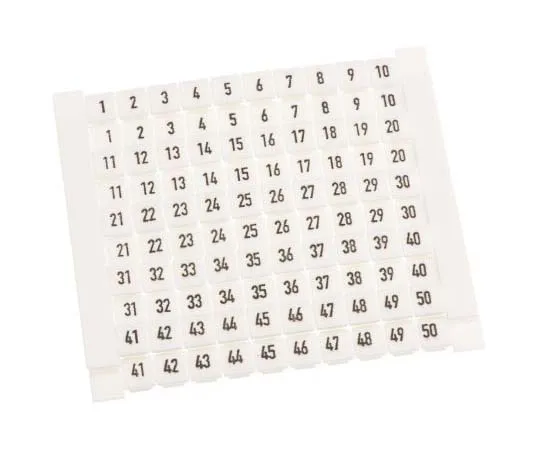 63-7720-63 Weidmuller DEK Series Terminal Marker 473460001