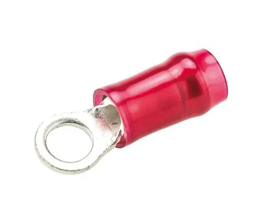 63-7666-92 TE Connectivity PIDG Series Insulated Crimp Ring Terminal, M3.5 Stud Size, 0.26mm² to 1.65mm² Wire Size, Red 36150