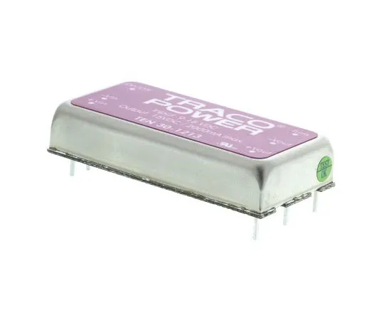 63-7658-80 TRACOPOWER TEN 30 30W Isolated DC-DC Converter Through Hole, Voltage in 9 → 18 V dc, Voltage out 15V dc TEN 30-1213