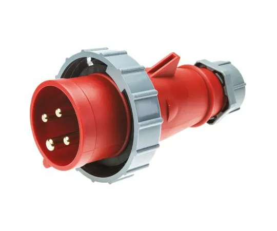 63-7584-25 Mennekes AM-TOP Series, IP67 Red Cable Mount 3P+E Industrial Power Plug, Rated At 16A, 415 V 282
