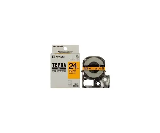 63-1564-38 Tepla PRO tape orange with black letters 24 mm SC24D