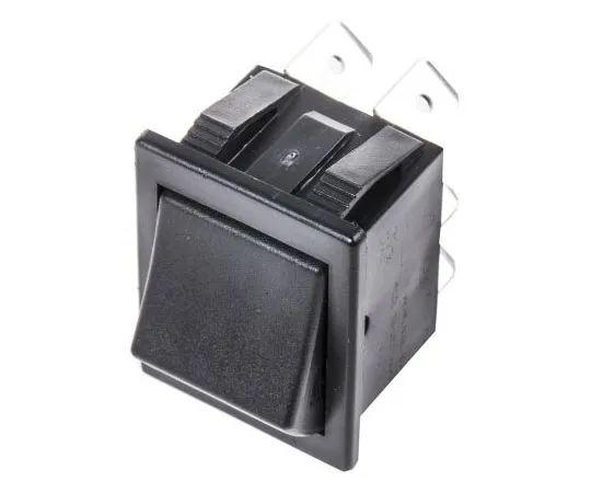 63-7615-37 Arcolectric Double Pole Double Throw (DPDT), Momentary Rocker Switch Panel Mount 1483356-3