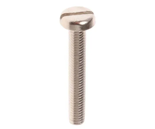 63-7574-13 RS Pro, M3 Pan Head, 20mm Brass Slot Nickel Plated0.5 482-8543